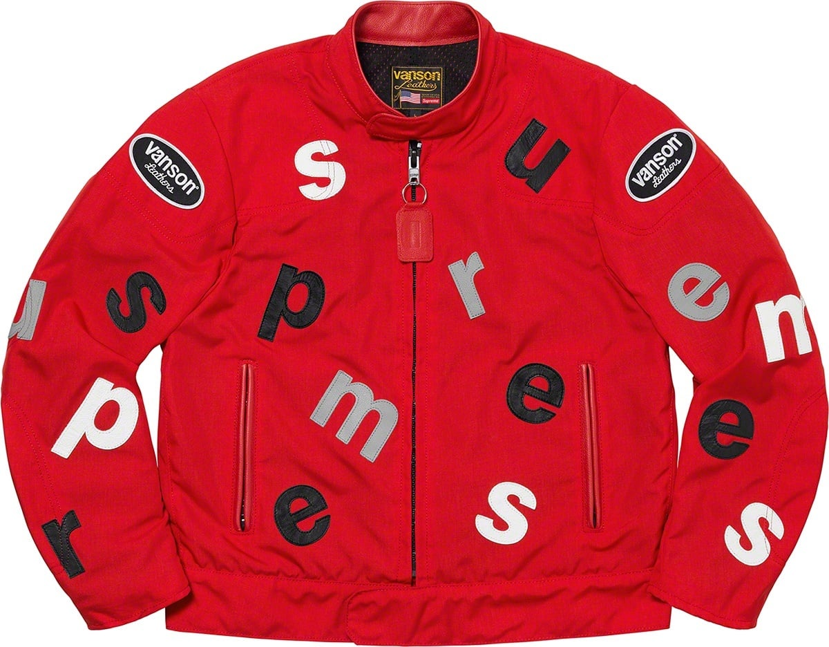 Supreme®/Vanson Leathers® Letters Cordura® Jacket view 4